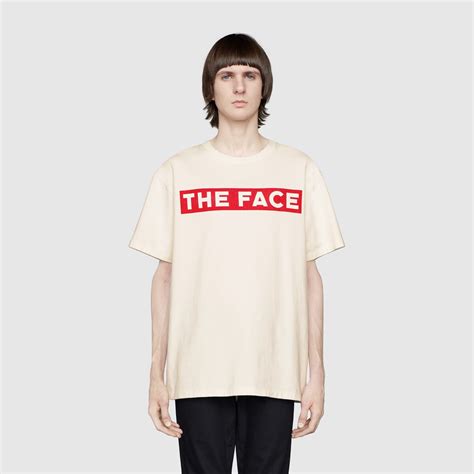 the face t shirt gucci|whos the face of Gucci.